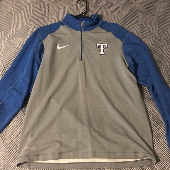 Nike Texas Rangers 1/4 Zip Jacket - Picture 1 of 1